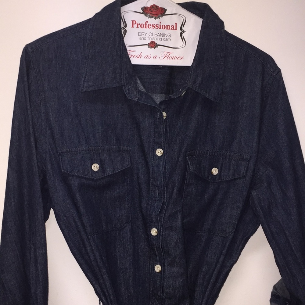 Jean type dress -medium size